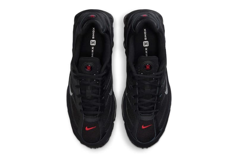 Nike Shox Ride 2 "Bred" II7635-001 Release Info Black/University Red-Medium Ash-Metallic Silver june 2025 retro futurism