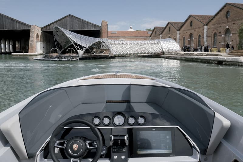 Porsche x Norman Foster Mobility Hub Biennale Info