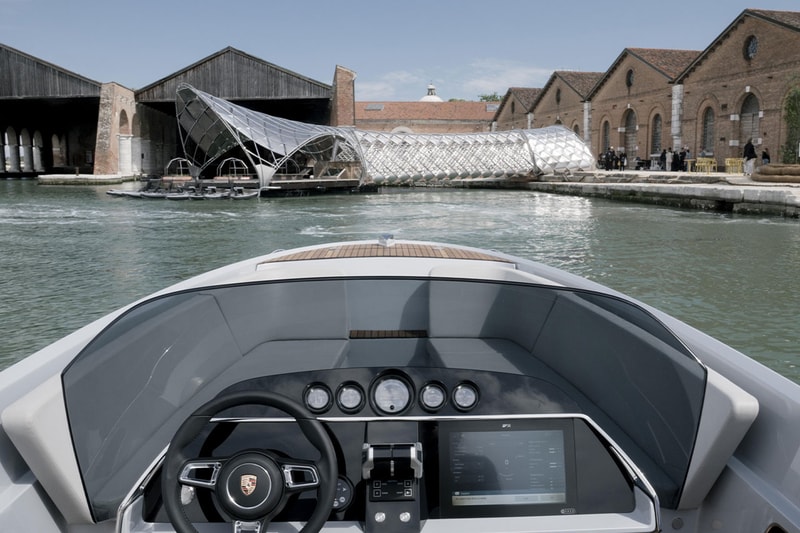 Porsche x Norman Foster Mobility Hub Biennale Info