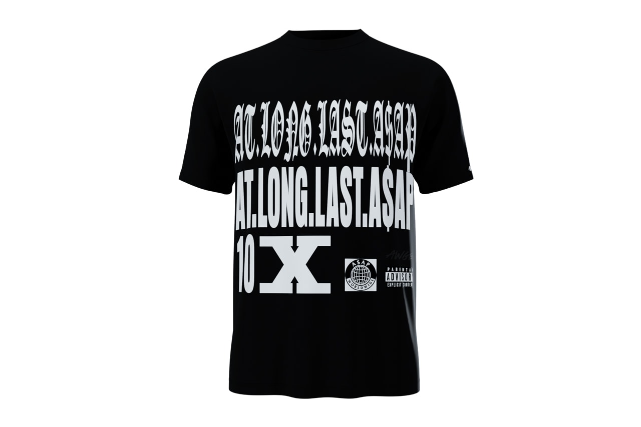 A$AP Rocky Celebrates 10 Years of 'AT. LONG. LAST. A$AP' With Limited-Edition Merch release info price cd 
