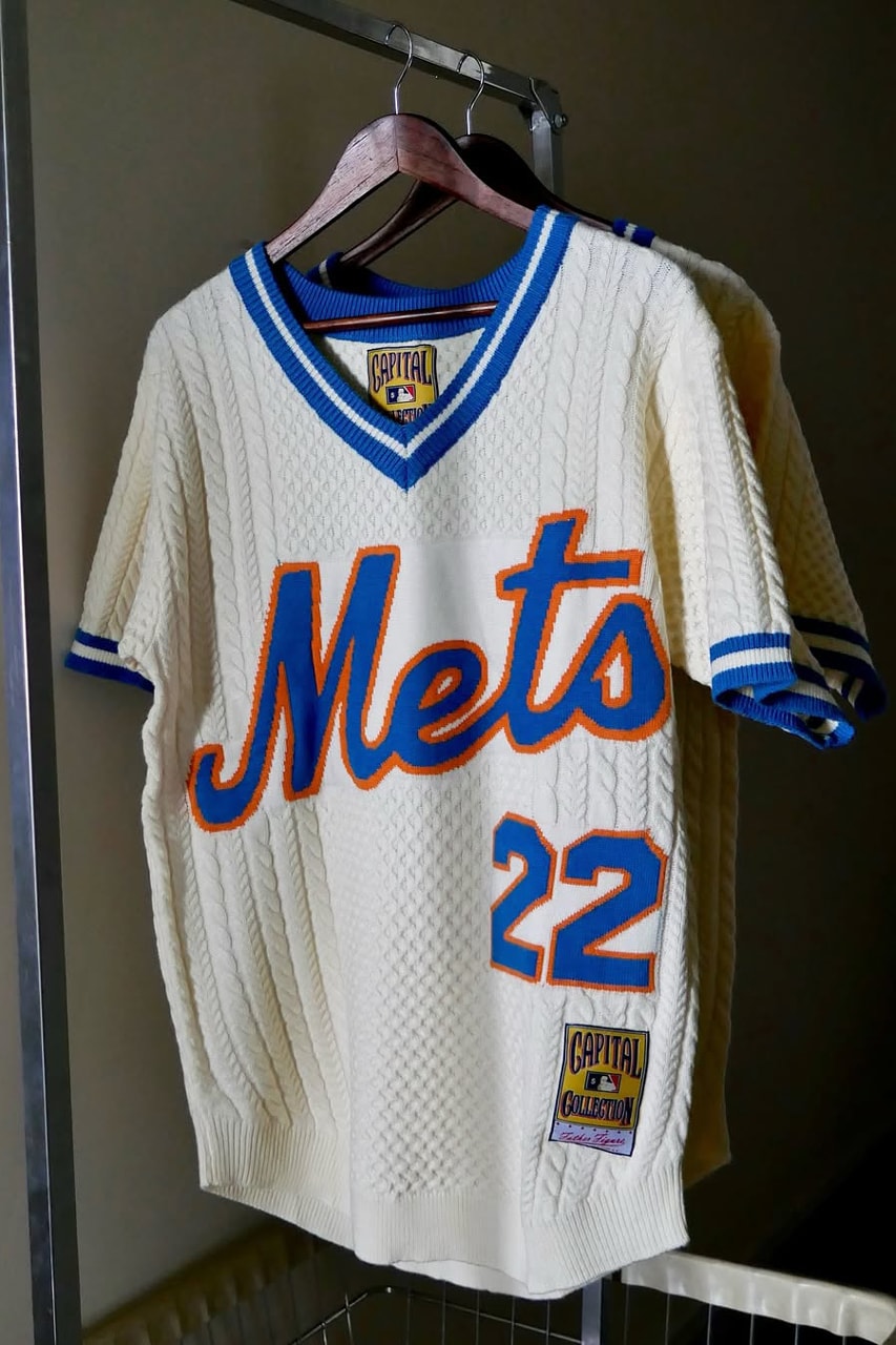 Father Figure Reps Both Coasts in New Knitwear Capsule release info new york knicks mets los angeles la dodgers price drop website mlb baseball cable knit 