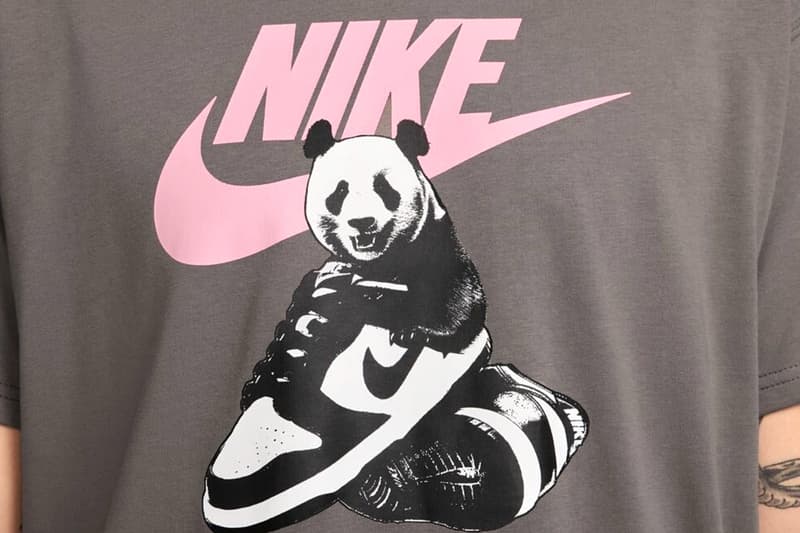 Nike Panda Dunk T-Shirts Have Surfaced black and white low top swoosh 