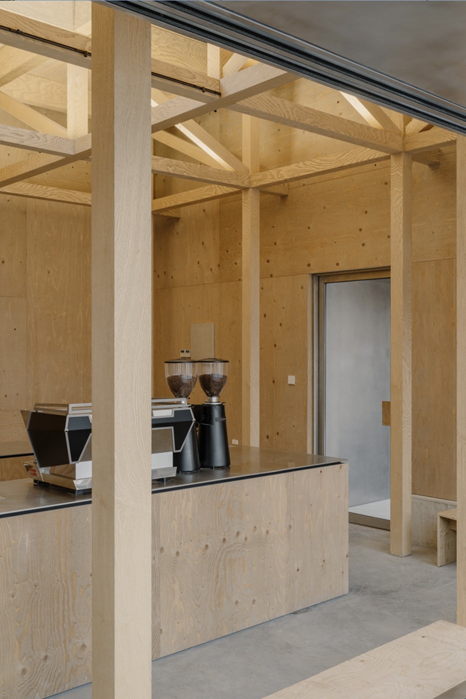 B131 Café Jiangjie Office Hangzhou China architecture interior design BAC Art Community anodized aluminum