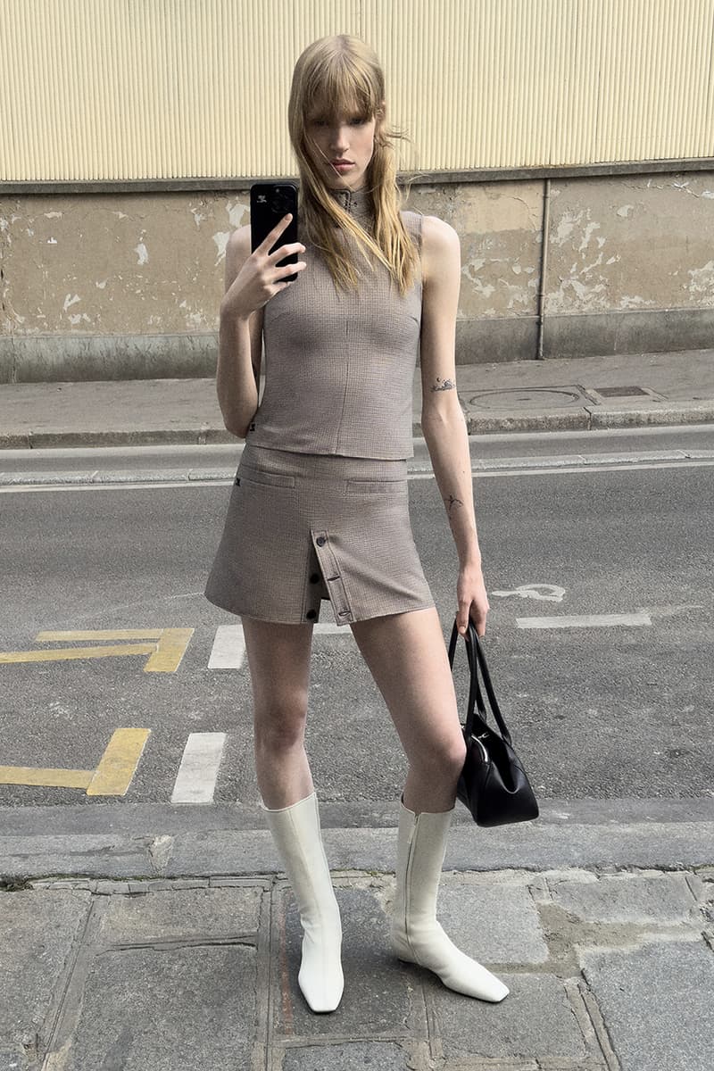 Courrèges Resort 2026 is Self-Shot in Paris Pre-Spring/Summer 2026 Collection Lookbook mirror selfies