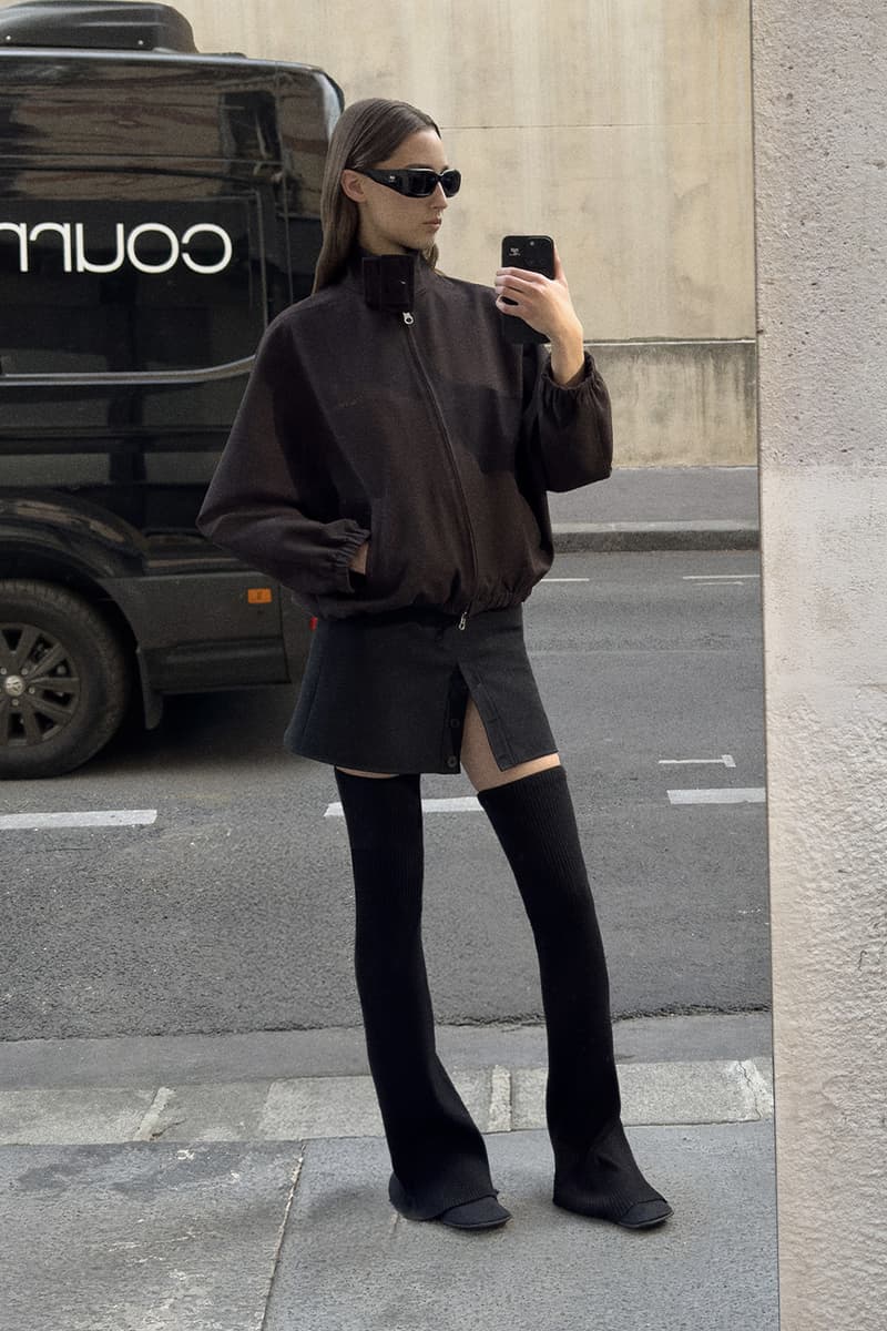 Courrèges Resort 2026 is Self-Shot in Paris Pre-Spring/Summer 2026 Collection Lookbook mirror selfies