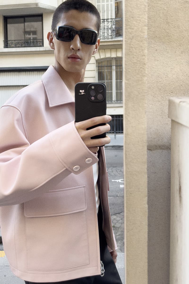 Courrèges Resort 2026 is Self-Shot in Paris Pre-Spring/Summer 2026 Collection Lookbook mirror selfies