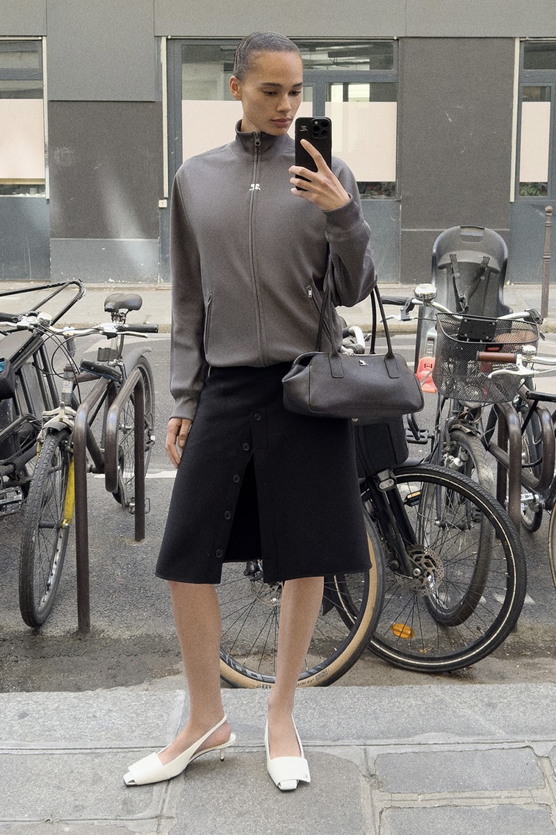 Courrèges Resort 2026 is Self-Shot in Paris Pre-Spring/Summer 2026 Collection Lookbook mirror selfies