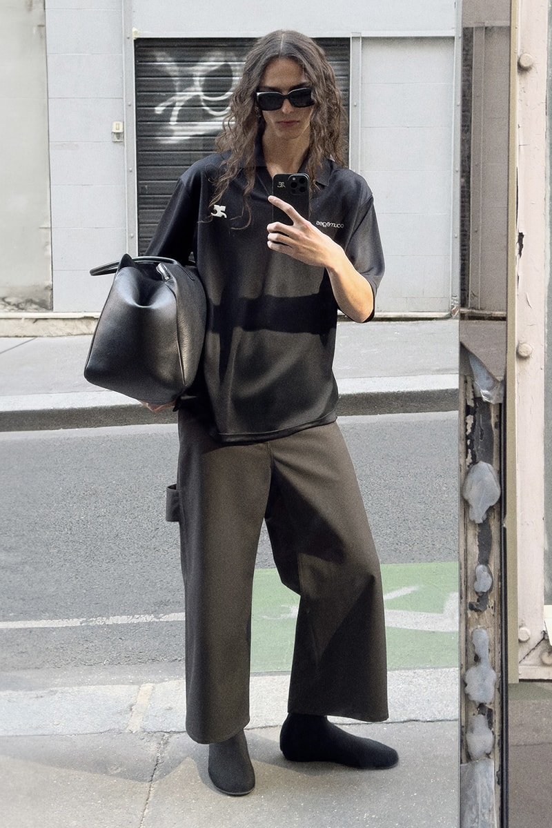 Courrèges Resort 2026 is Self-Shot in Paris Pre-Spring/Summer 2026 Collection Lookbook mirror selfies