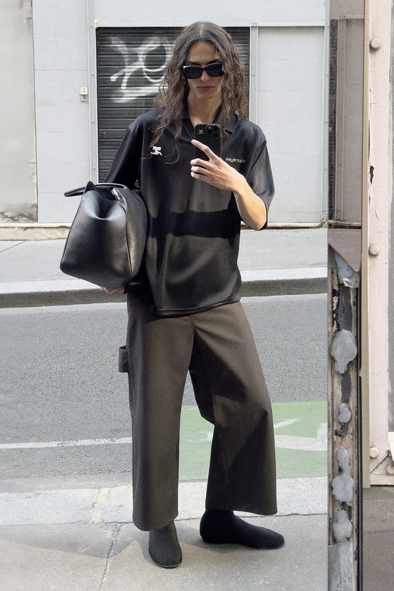 Courrèges Resort 2026 is Self-Shot in Paris Pre-Spring/Summer 2026 Collection Lookbook mirror selfies