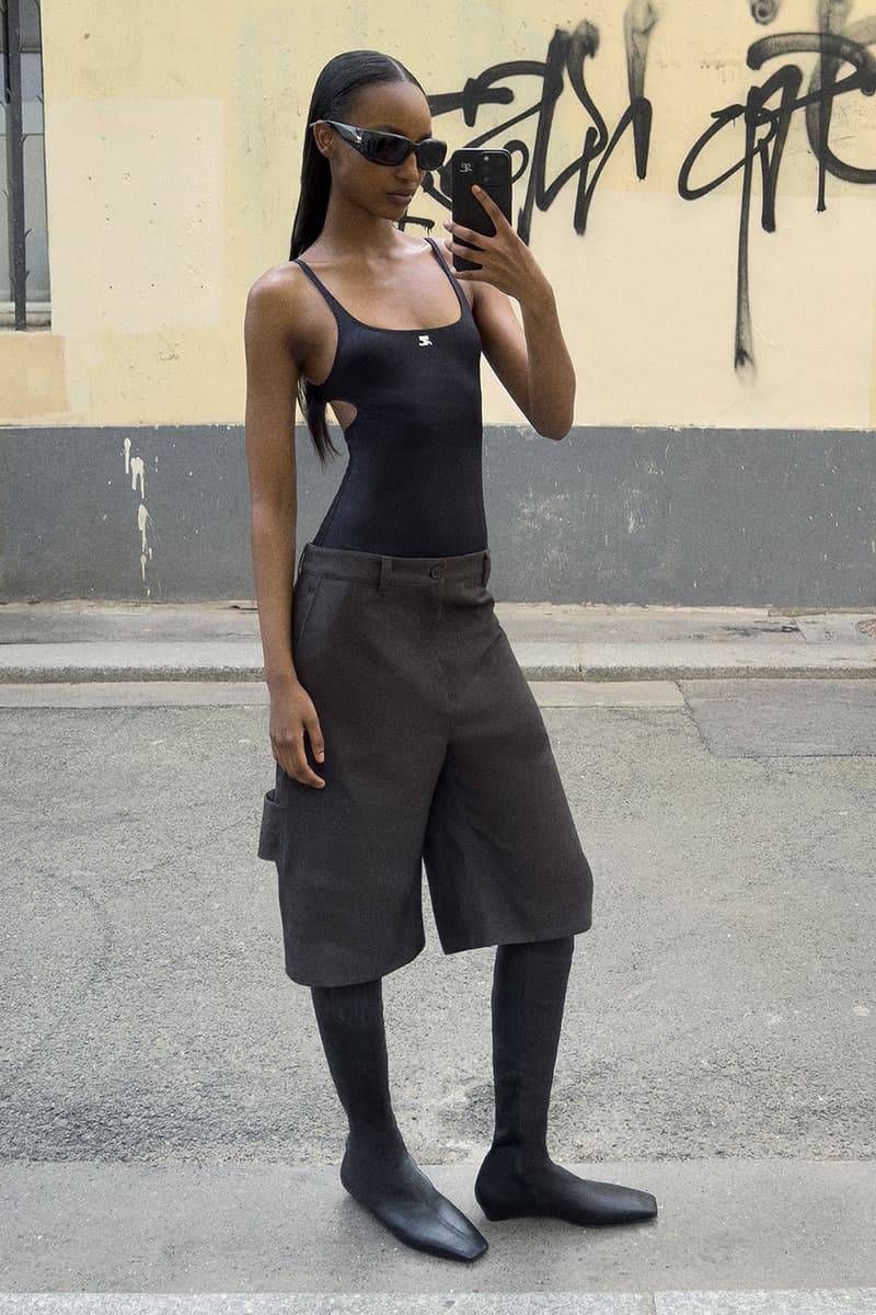 Courrèges Resort 2026 is Self-Shot in Paris Pre-Spring/Summer 2026 Collection Lookbook mirror selfies