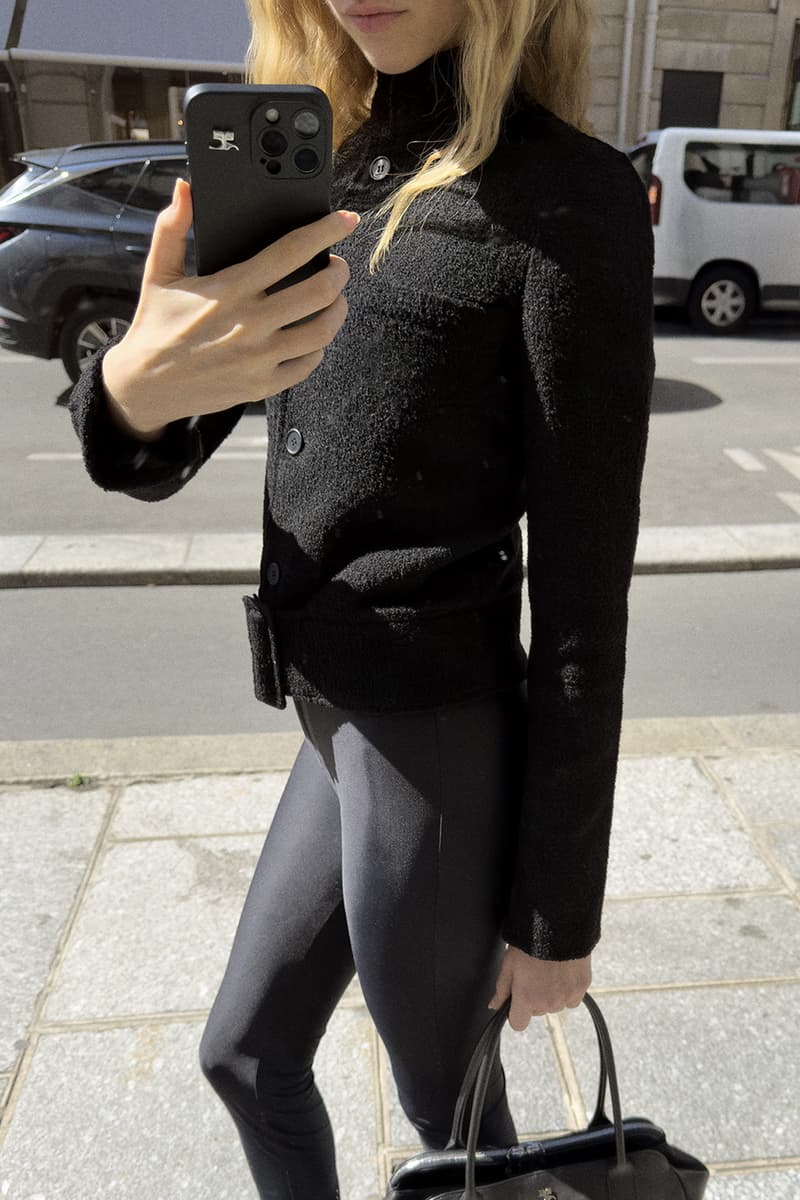 Courrèges Resort 2026 is Self-Shot in Paris Pre-Spring/Summer 2026 Collection Lookbook mirror selfies