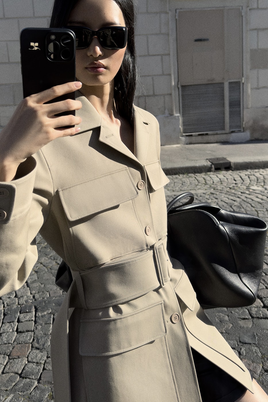 Courrèges Resort 2026 is Self-Shot in Paris Pre-Spring/Summer 2026 Collection Lookbook mirror selfies