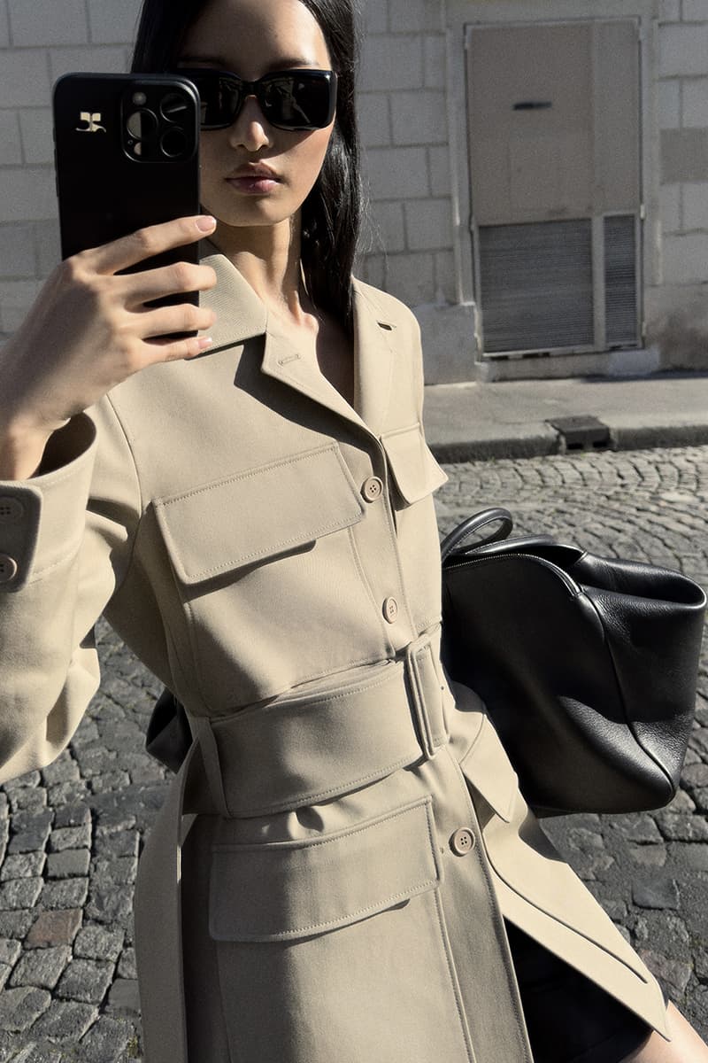 Courrèges Resort 2026 is Self-Shot in Paris Pre-Spring/Summer 2026 Collection Lookbook mirror selfies