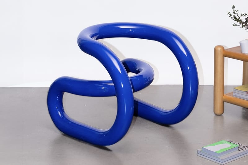Nik Bentel Studio's Loopy Chair Is Crafted From a Continuous Fiberglass Tube