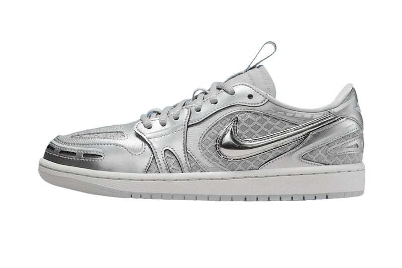 Latest Air Jordan 1 Method of Make Surfaces in "Metallic Silver"