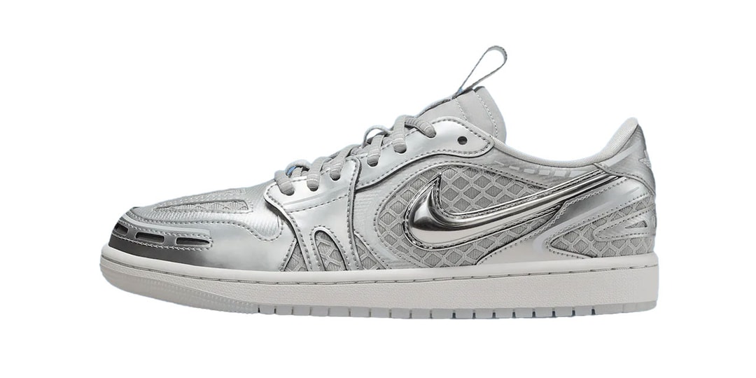 Latest Air Jordan 1 Method of Make Surfaces in "Metallic Silver"