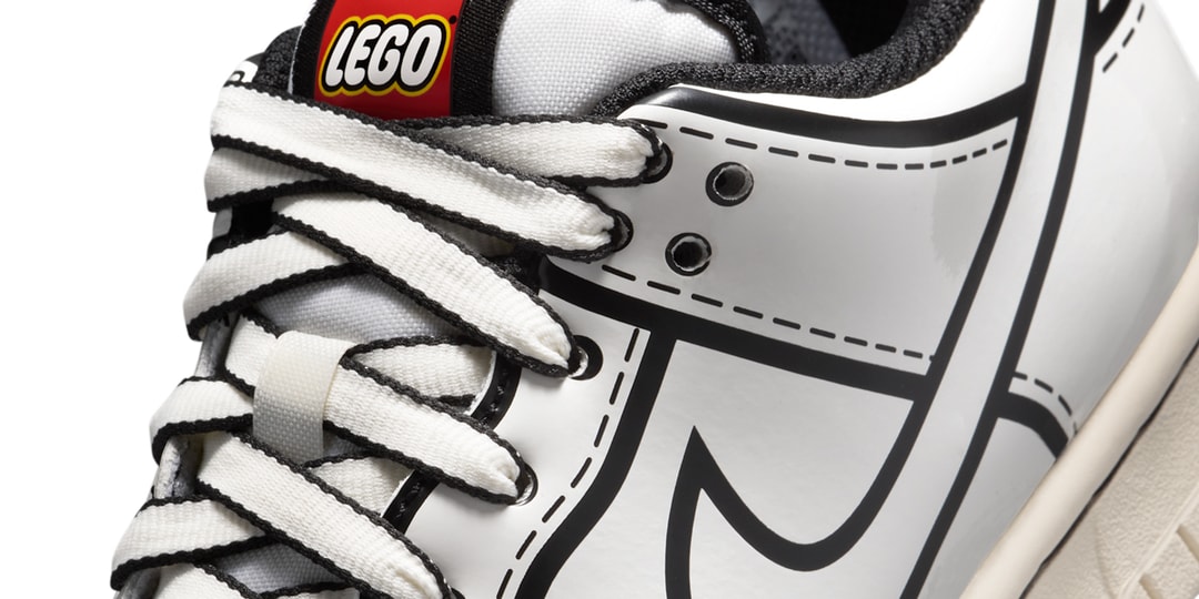 Official Look at the LEGO x Nike Dunk Low