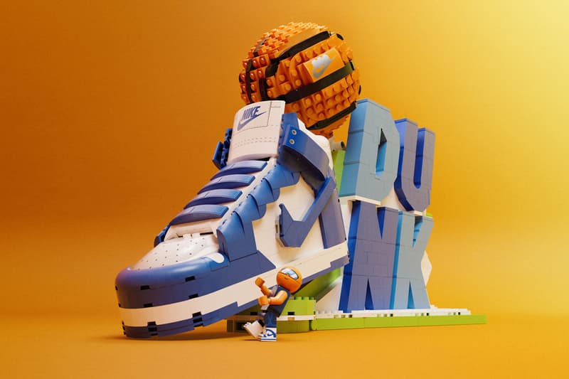 LEGO Reveals 1,180-Piece Nike Dunk Set release info partnership