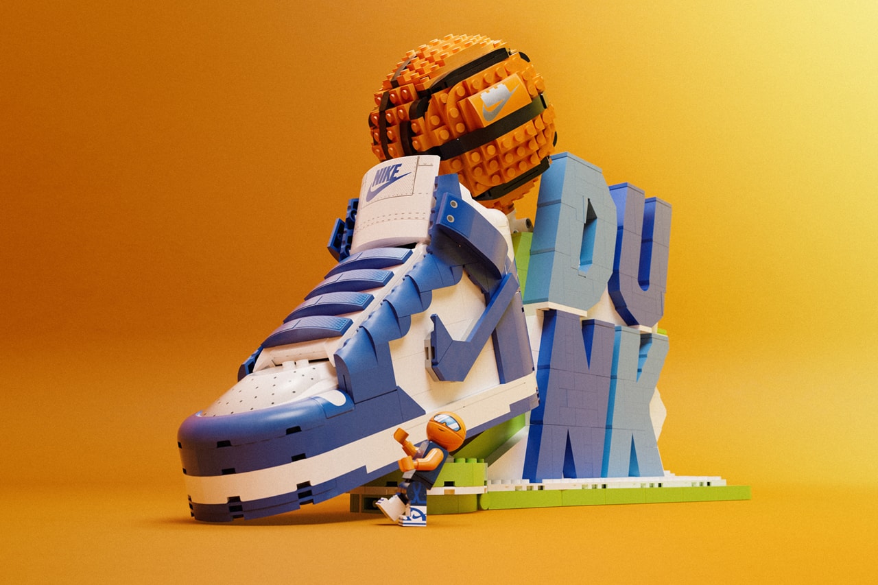 LEGO Reveals 1,180-Piece Nike Dunk Set release info partnership