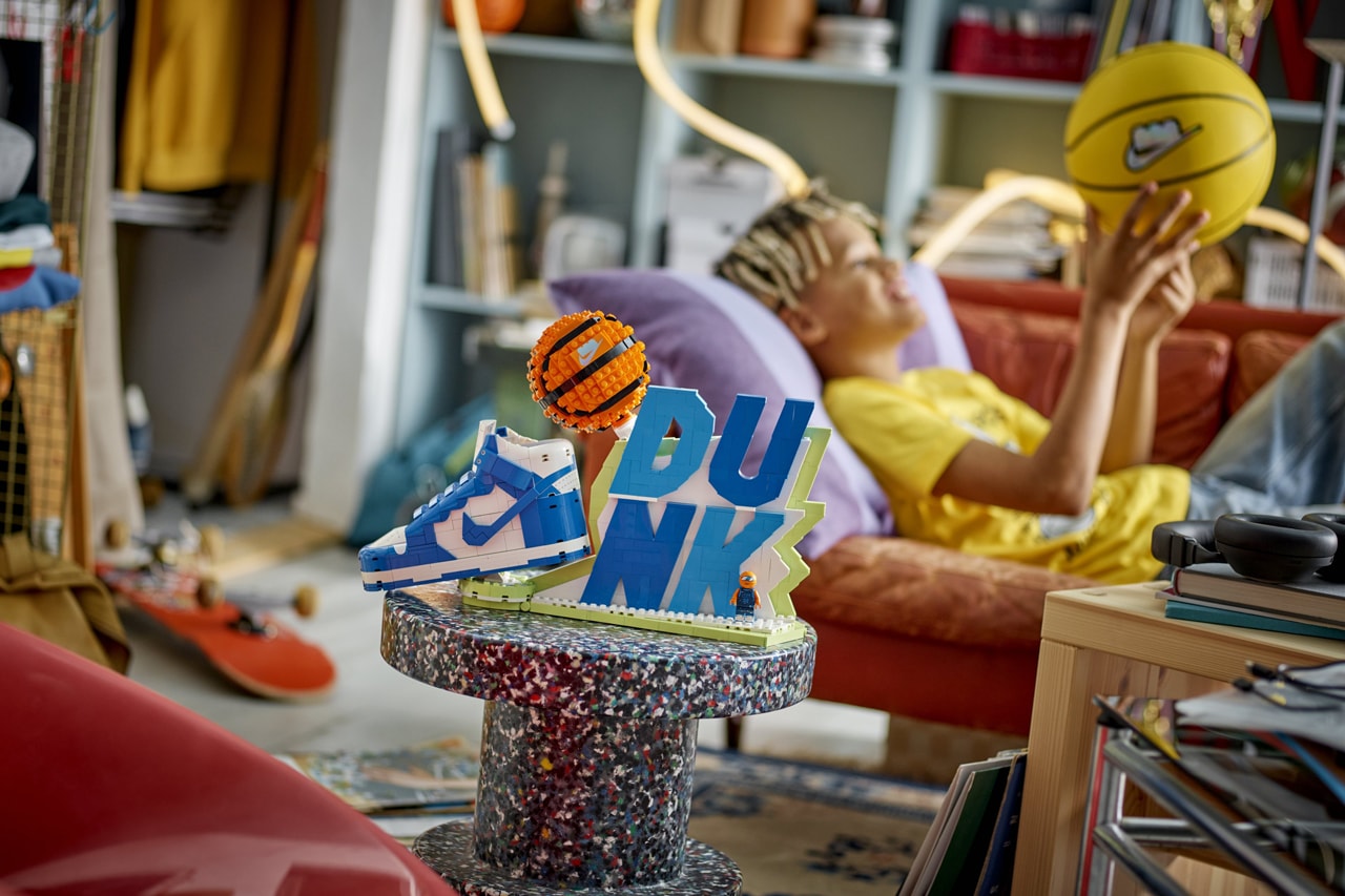 LEGO Reveals 1,180-Piece Nike Dunk Set release info partnership