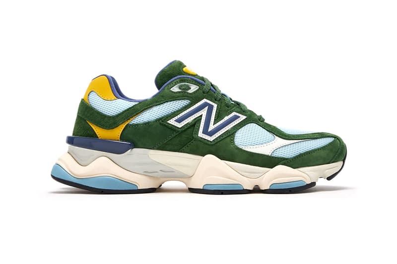 New Balance 9060A "Green Suede" U9060LDA Release Info mesh abzorb N- logo