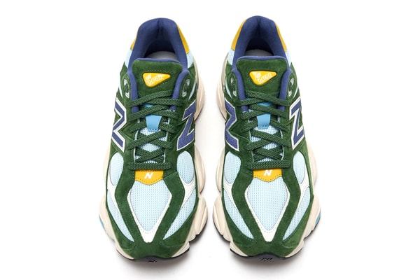 New Balance 9060A "Green Suede" U9060LDA Release Info mesh abzorb N- logo