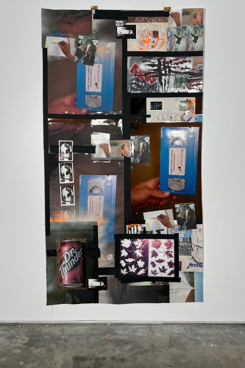 peter sutherland dries van noten little house gallery exhibition cloud painting