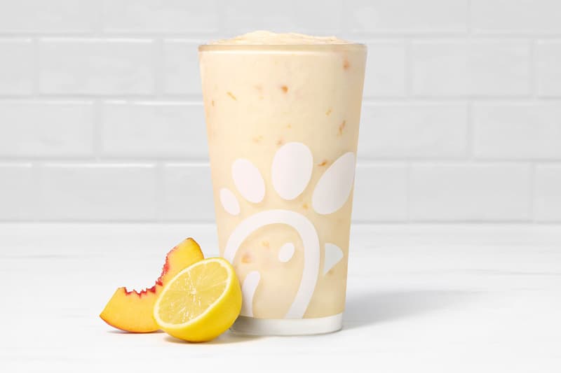Chick fil A New Peach Frosted Lemonade Info