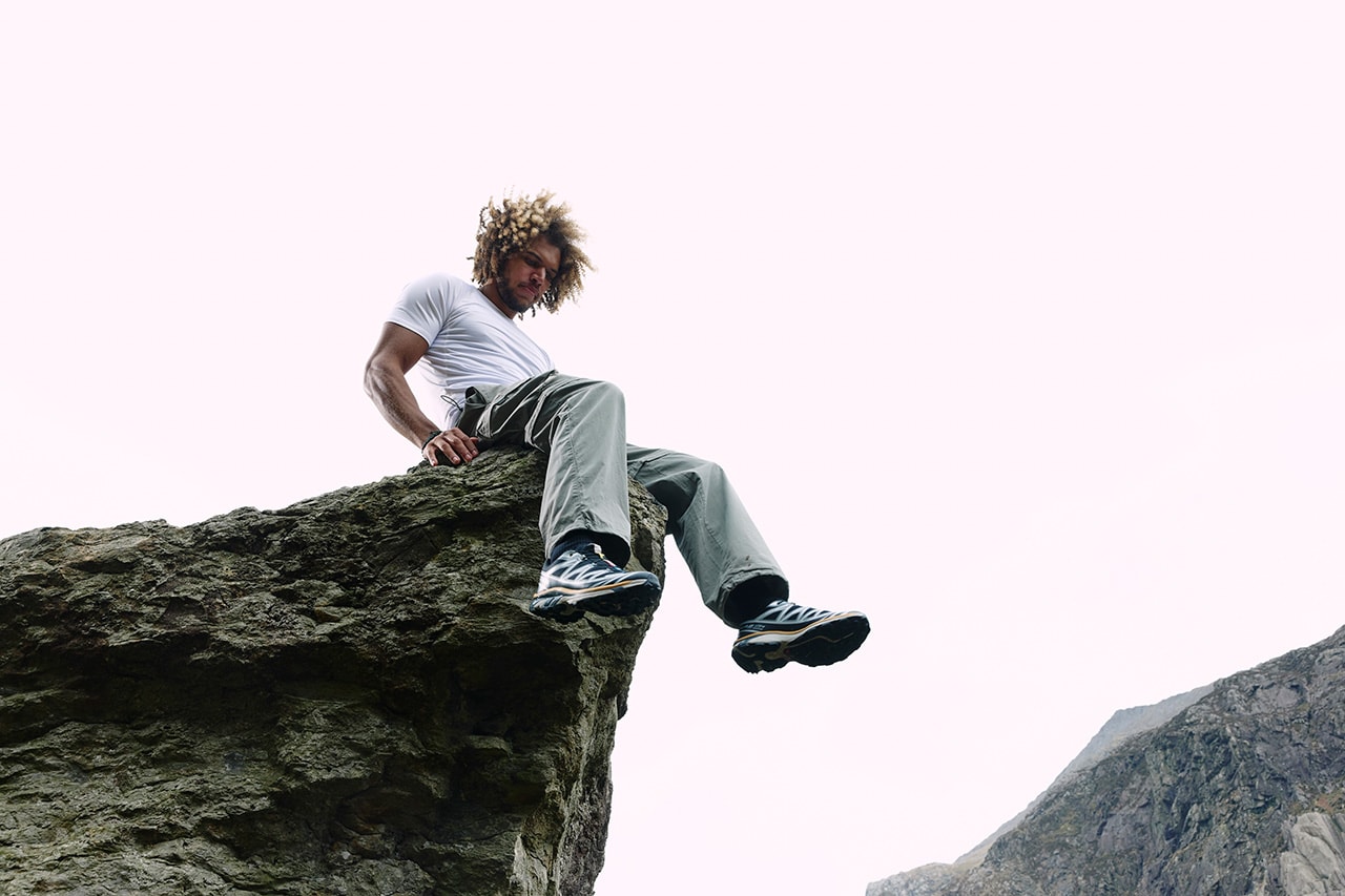 jd sports salomon xt-6 xt 6 campaign mountain joe james streets footwear sneakers outdoor nature london uk rapper artist video exclusive colorway retailer retail