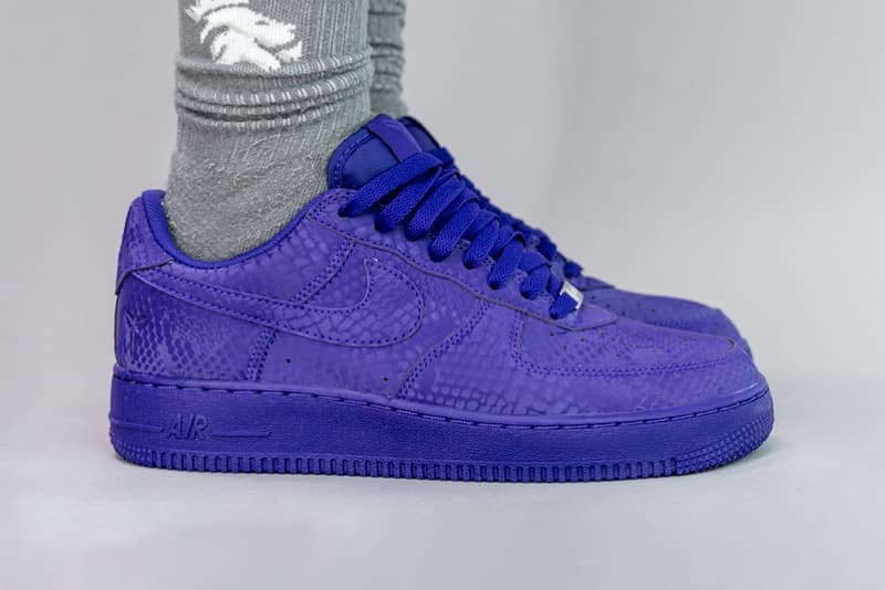 Kobe Bryant Nike Air Force 1 Low Court Purple IB0018-500 release date info store list buying guide photos price x