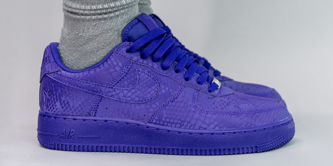 Detailed Look at the Kobe Bryant x Nike Air Force 1 Low "Court Purple"