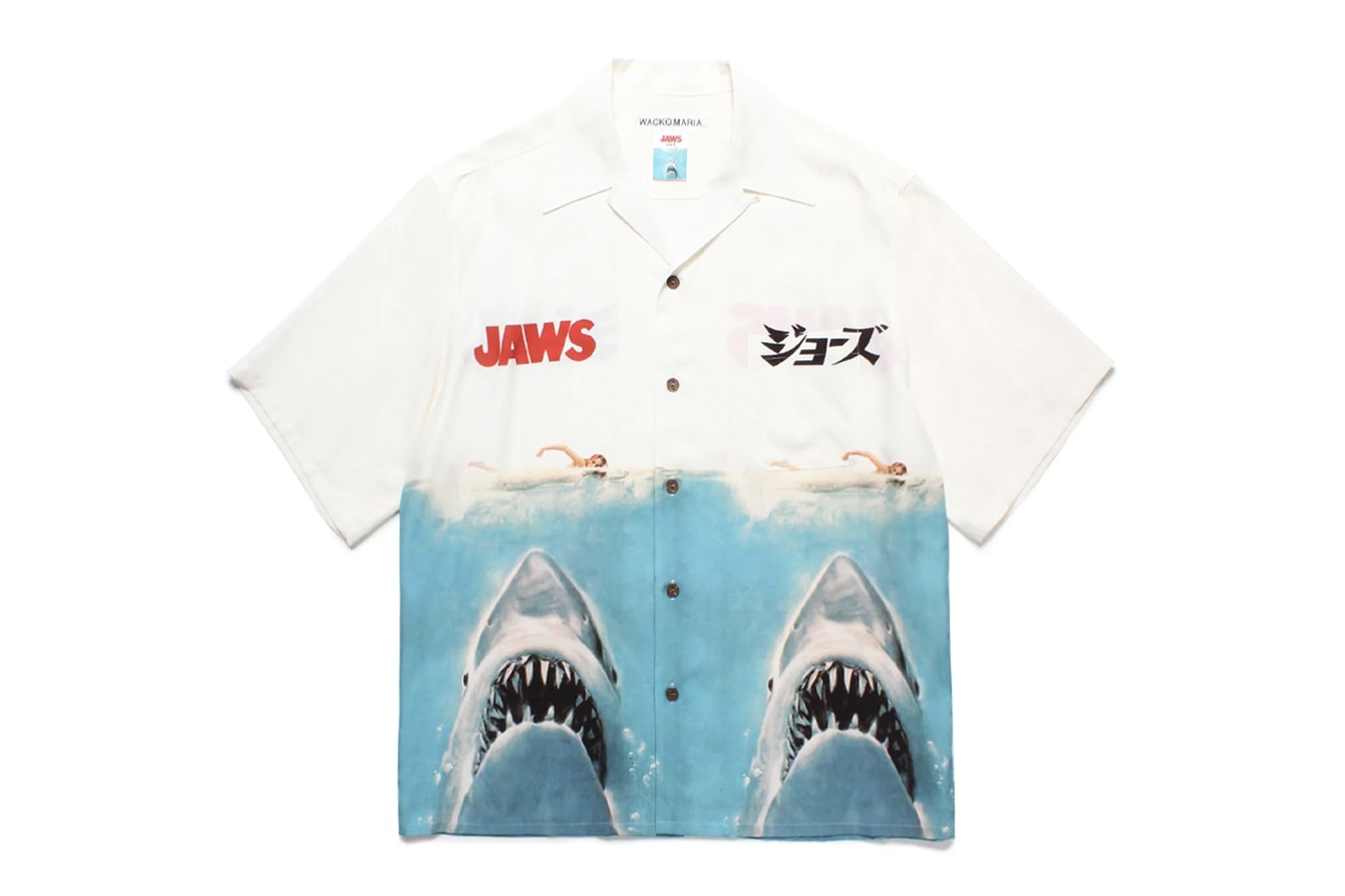 WACKO MARIA Reveals Summer-Ready 'JAWS' Capsule universal studios hawaiian shirts t-shirts short sleeves english japanese