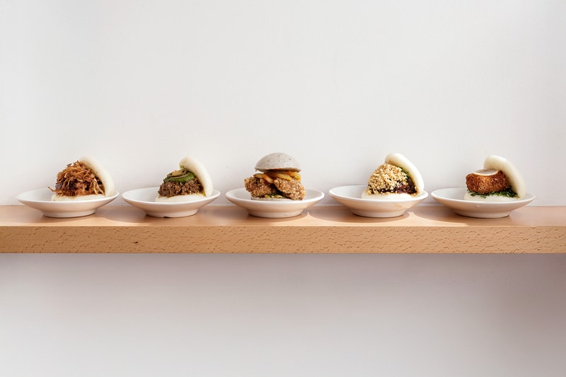 BAO London 10th Anniversary Special Menu Info £3.50 classic bao bun  Shing Tat Chung Erchen Chang Wai Ting Chung charcoal-finished fried chicken steak BAONUT calamari BAO dry beef noodles bone marrow