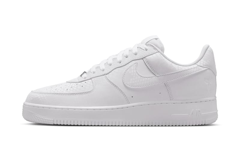 Nike Reveals the Kobe Bryant x Nike Air Force 1 Low "Triple White"