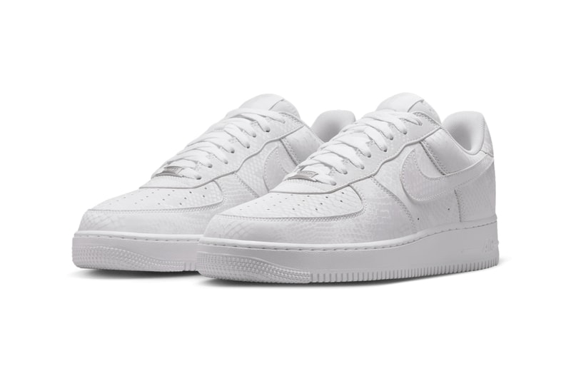 Kobe Bryant x Nike Air Force 1 Low "White" IB0018-100 first look teaser black mamba 8 24 swoosh los angeles lakers all white shoes sneakers