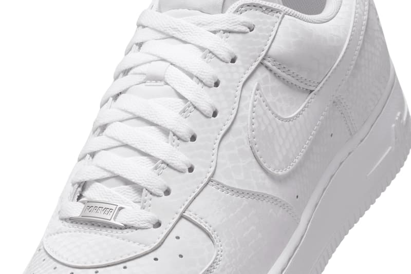 Kobe Bryant x Nike Air Force 1 Low "White" IB0018-100 first look teaser black mamba 8 24 swoosh los angeles lakers all white shoes sneakers
