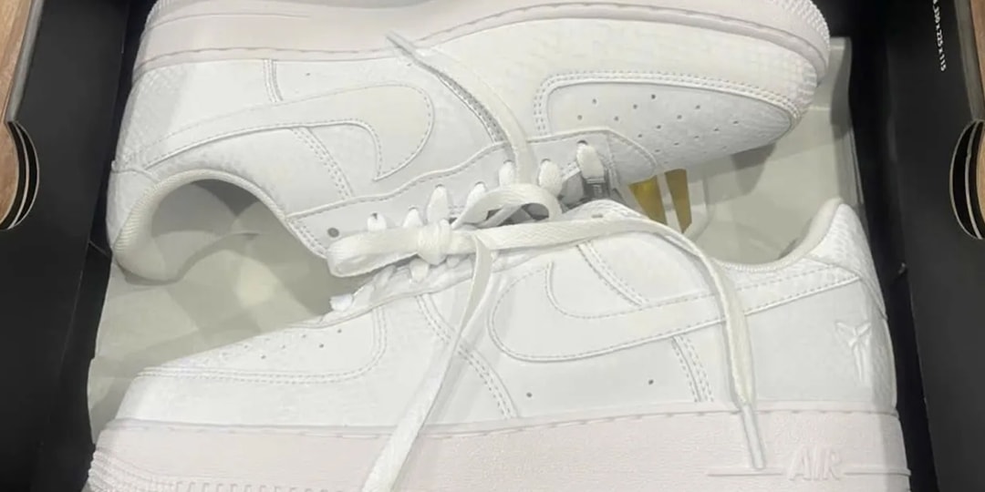 First Look at the Kobe Bryant x Nike Air Force 1 Low "Triple White"
