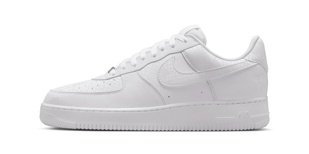 Nike Reveals the Kobe Bryant x Nike Air Force 1 Low "Triple White"