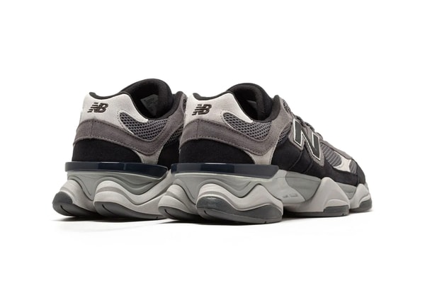 New Balance 9060 Surfaces in Monochromatic "Black/Grey" U9060ERA black grey chunky silhouette shoe