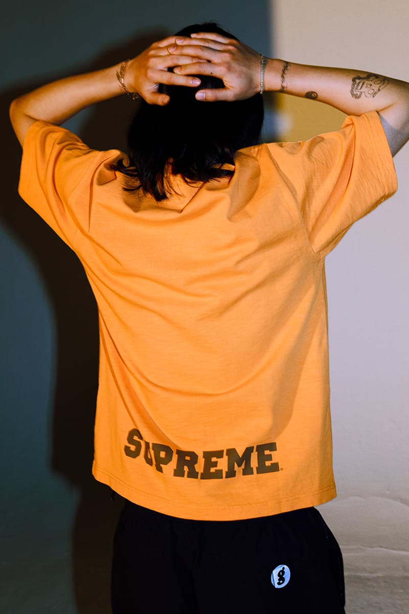 Supreme x GOODENOUGH Spring 2025 Collaboration collection release info japanese brand hiroshi fujiwara nike air force 1 low 90s hip hop influence bmx harajuku new york duraplush cobranded ma-1 jacket tshirt sk8thing