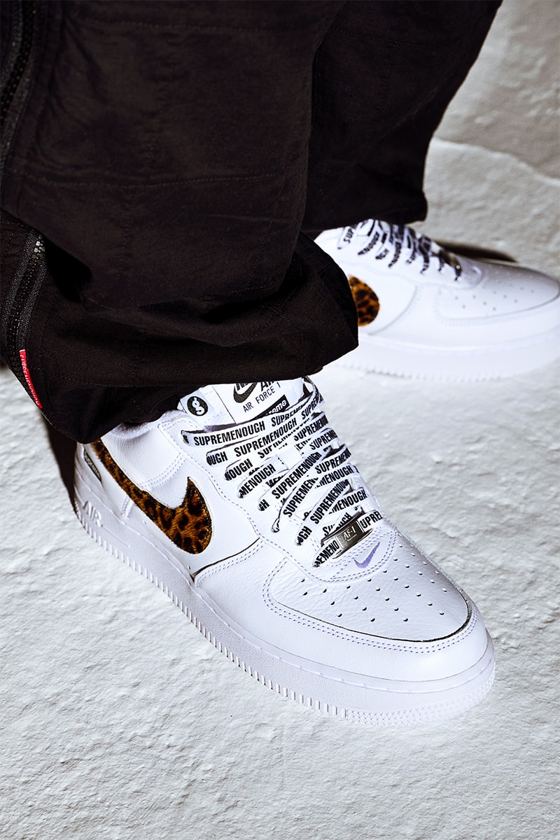 Supreme x GOODENOUGH Spring 2025 Collaboration collection release info japanese brand hiroshi fujiwara nike air force 1 low 90s hip hop influence bmx harajuku new york duraplush cobranded ma-1 jacket tshirt sk8thing
