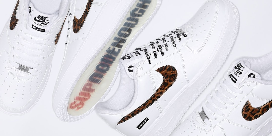 Supreme & GOODENOUGH's Nike Air Force 1 Low Leaps Into This Week's Best Footwear Drops