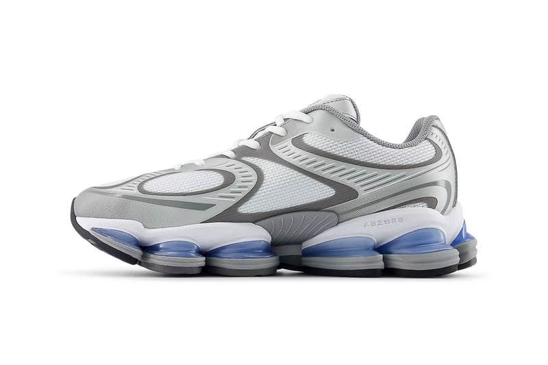 Official Look at the New Balance ABZORB 2000 "Grey/Blue" White/Grey-Blue SBS cushioning