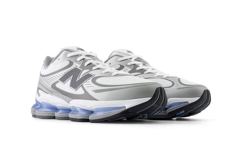 Official Look at the New Balance ABZORB 2000 "Grey/Blue" White/Grey-Blue SBS cushioning