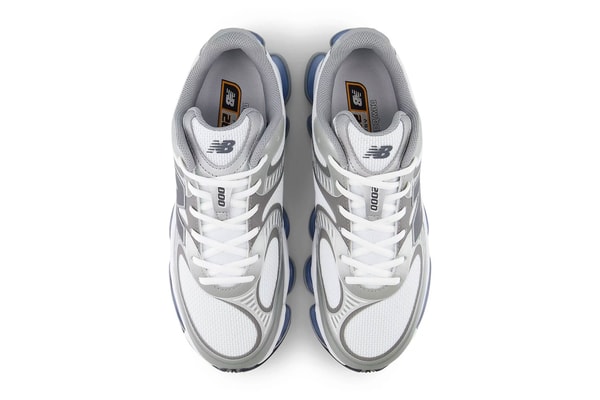 Official Look at the New Balance ABZORB 2000 "Grey/Blue" White/Grey-Blue SBS cushioning