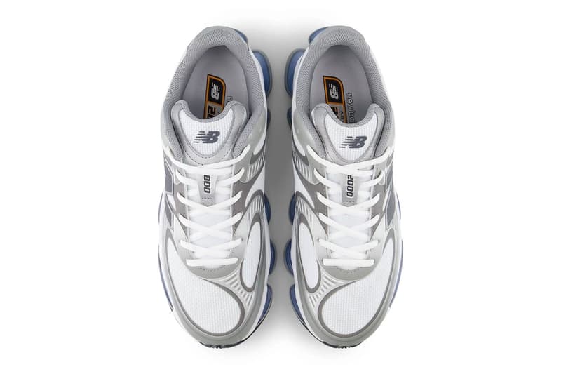 Official Look at the New Balance ABZORB 2000 "Grey/Blue" White/Grey-Blue SBS cushioning
