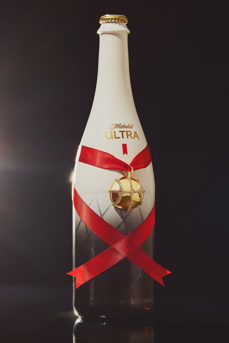 Victor Solomon Teams With Michelob Ultra on NBA Championship Bottles collab release info beer knicks release info lakers 