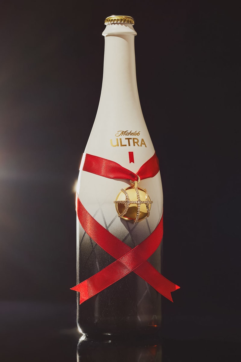 Victor Solomon Teams With Michelob Ultra on NBA Championship Bottles collab release info beer knicks release info lakers 