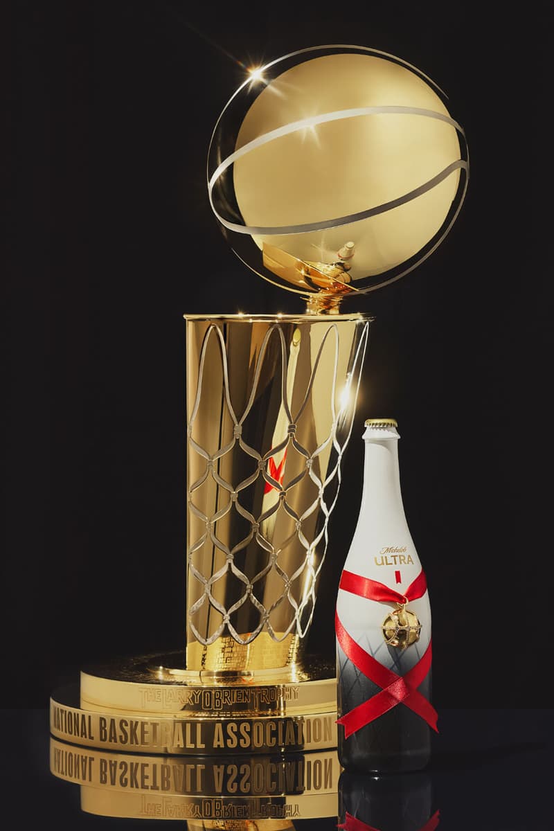 Victor Solomon Teams With Michelob Ultra on NBA Championship Bottles collab release info beer knicks release info lakers 