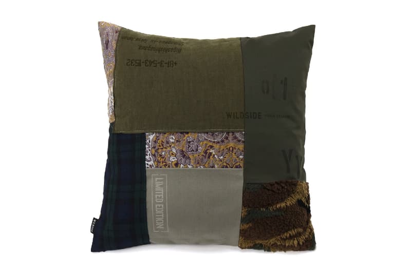 WILDSIDE Yohji Yamamoto Archival Deadstock Fabric Pillow Release Date Information